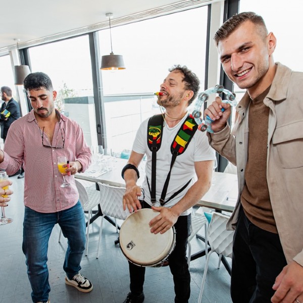 Roaming Djembe Drummer