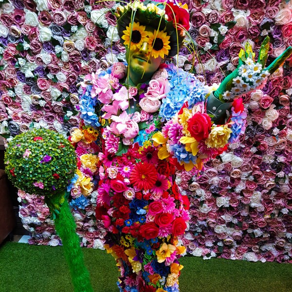 Flower Man Statue 