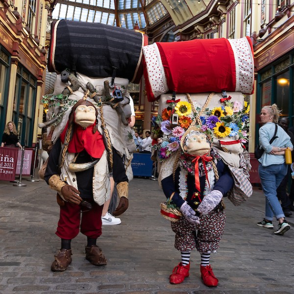 Hodman & Sally Walkabout Puppets